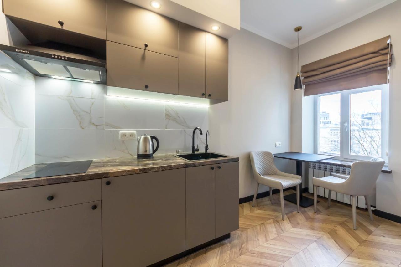 Design Apartment On Mykhailivskyi Ln. 4 基輔 外观 照片
